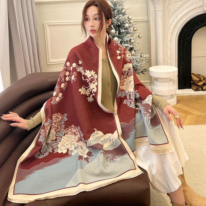 Cashmere Pashmina Wrap - Fashion Winter New Warm Cashmere Shawl