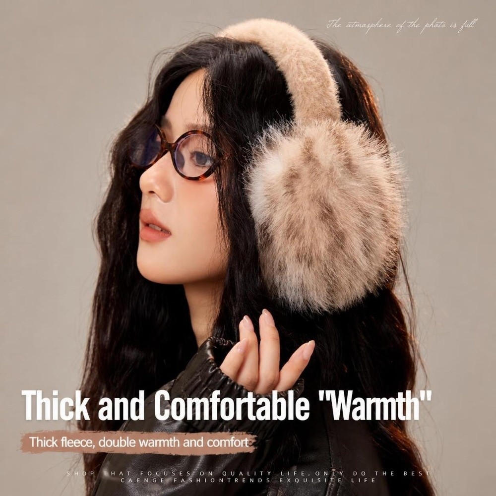 Luxury Windproof Faux Fur Earm - Earmuffs Foldable review and price