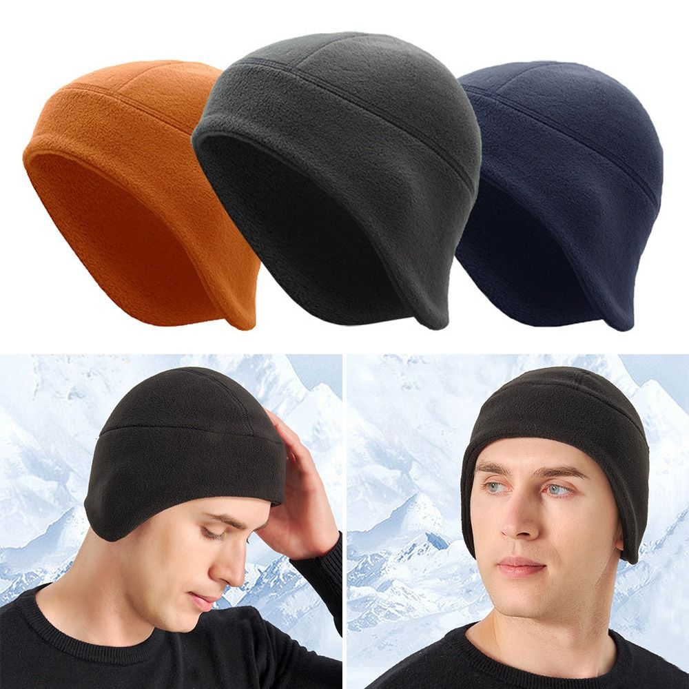 Winter Polar Fleece Beanie Hat - Knit Beanie Hat Warm review and price