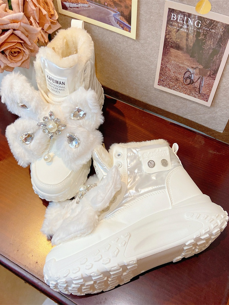 Winter Plush-lined Snow Boots  - Waterproof Winter Boot review and price
