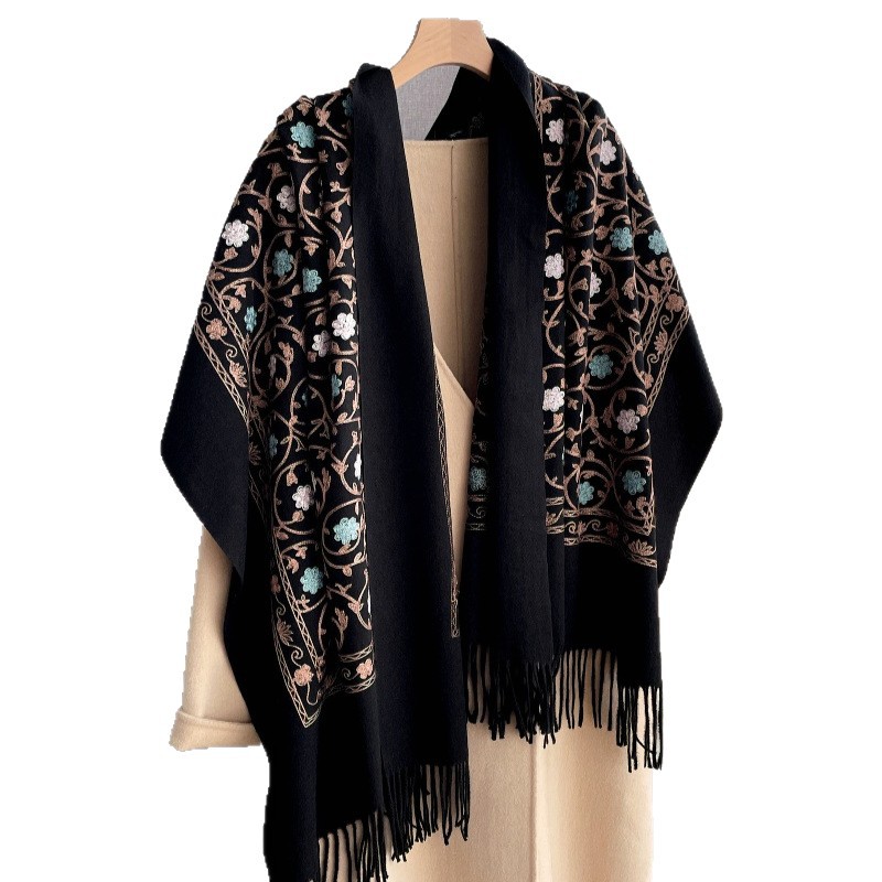 2025 New Embroidery Cashmere S - Cashmere Pashmina Wrap review and price