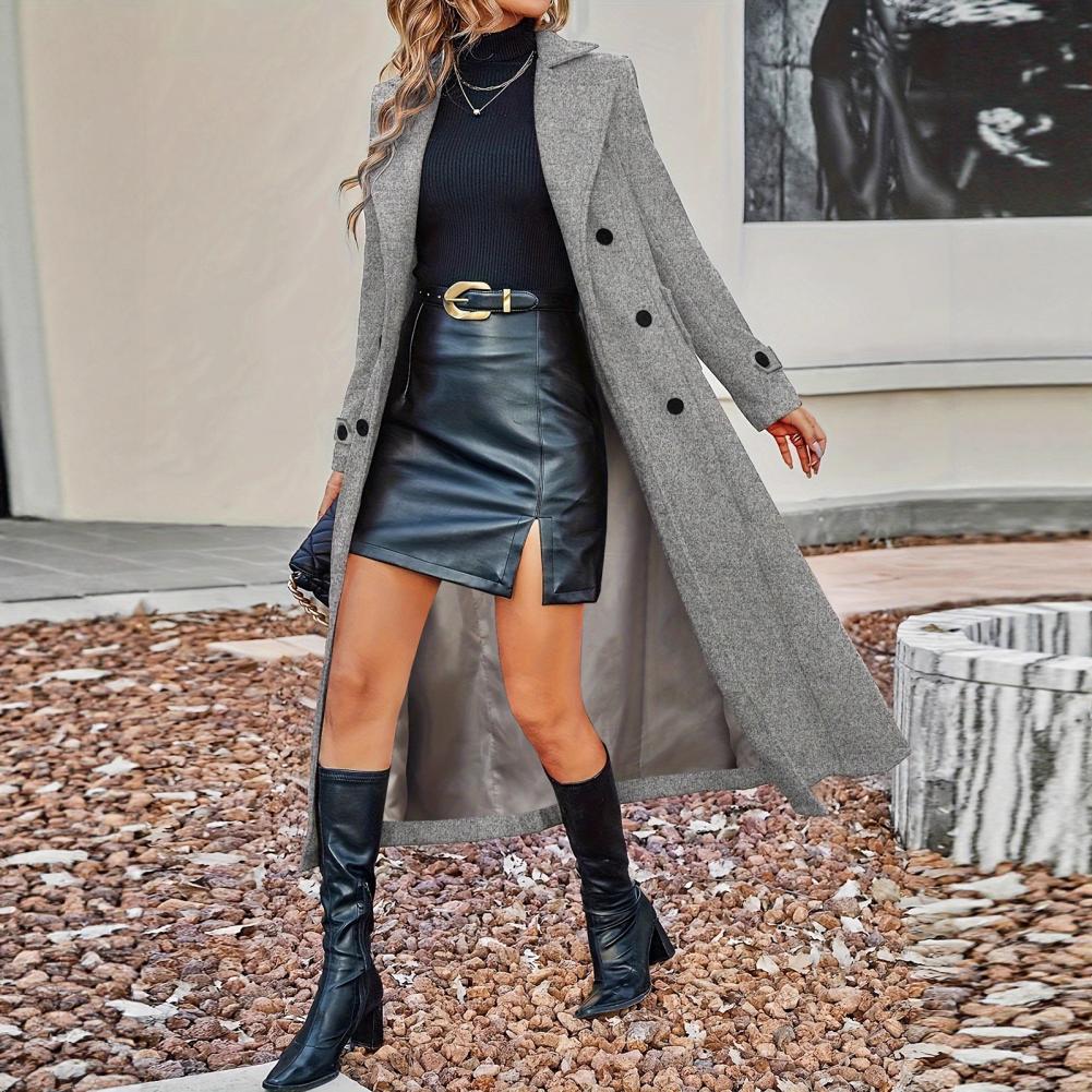 Autumn Coat Women's Long Wool  - Wool Coat Peacoat review and price