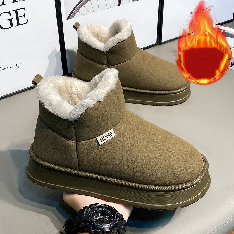 Popular Autumn and Winter Flee - Waterproof Winter Boot review and price