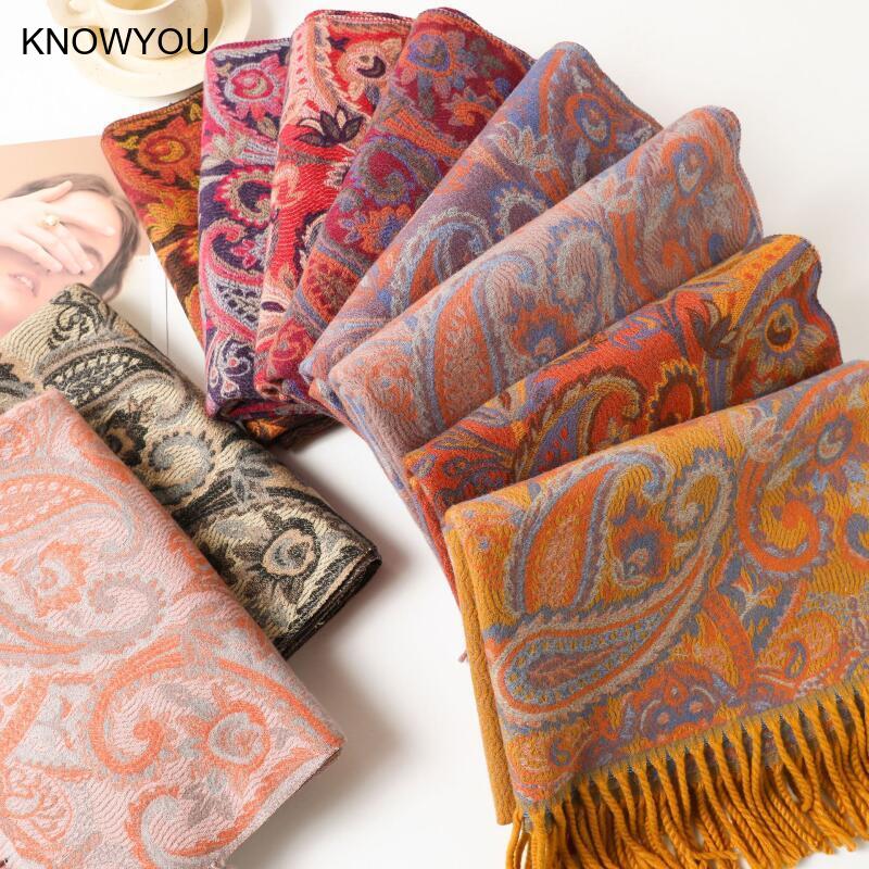 Reversible Jacquard Warm Cashm - Cashmere Pashmina Wrap review and price